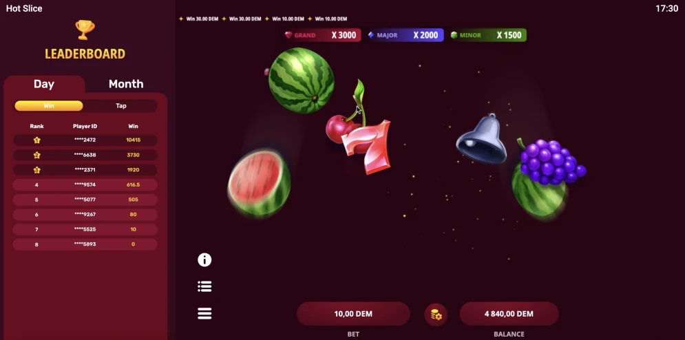 Hot Slice demo